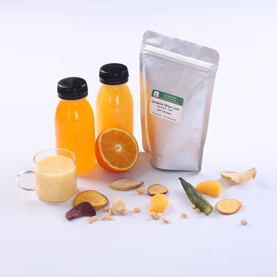 Natural Food Colorants Color Pigment Gardenia Yellow Powder or Liquid